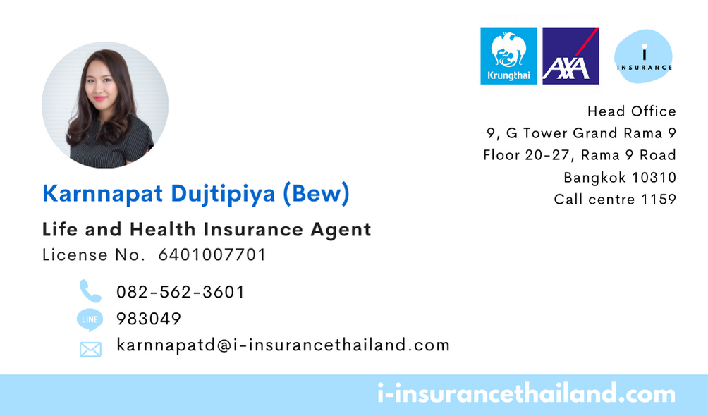 I Healthy, health insurance Thailand, Health insurance for expat in Thailand from Krungthai-AXA